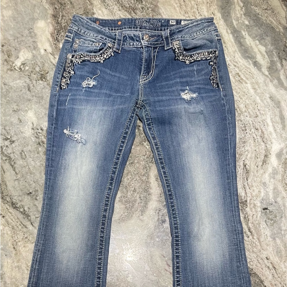 Miss Me Mid Rise Boot Cut Jeans